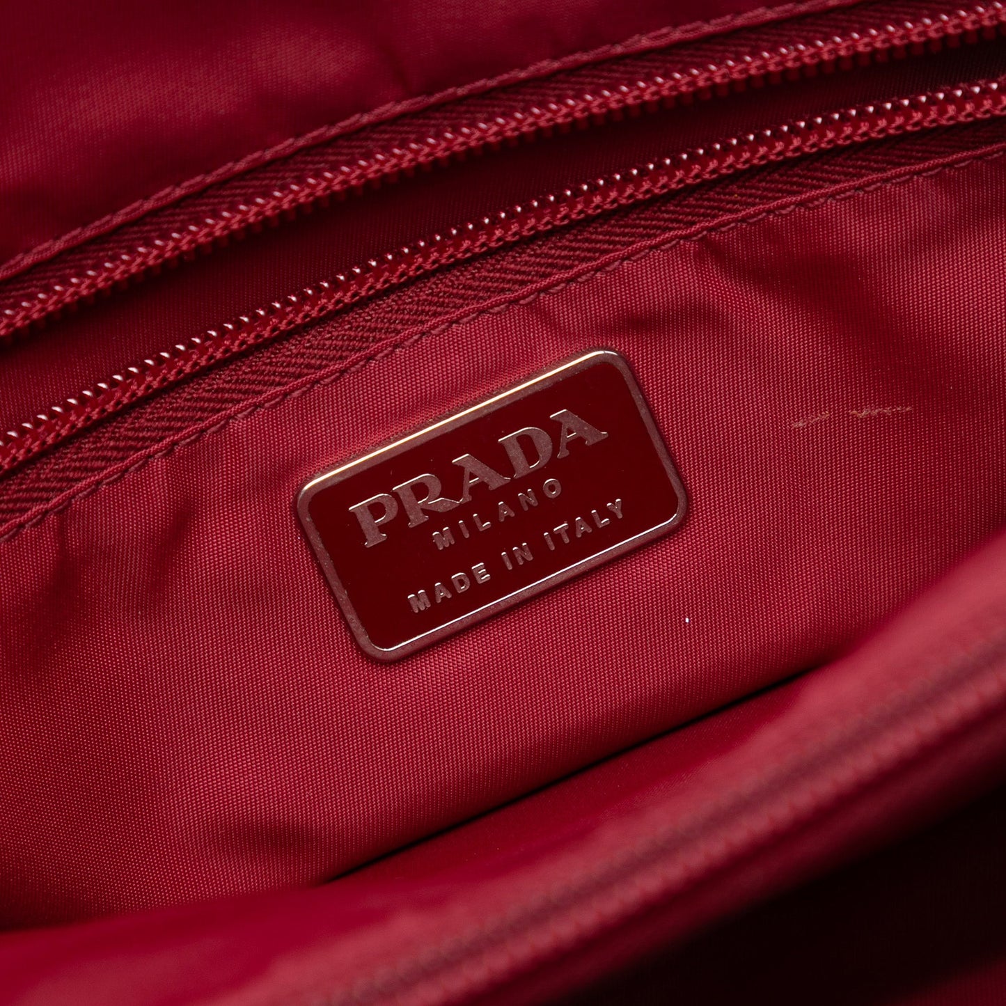 Prada Tessuto Acrylic Handle Bag