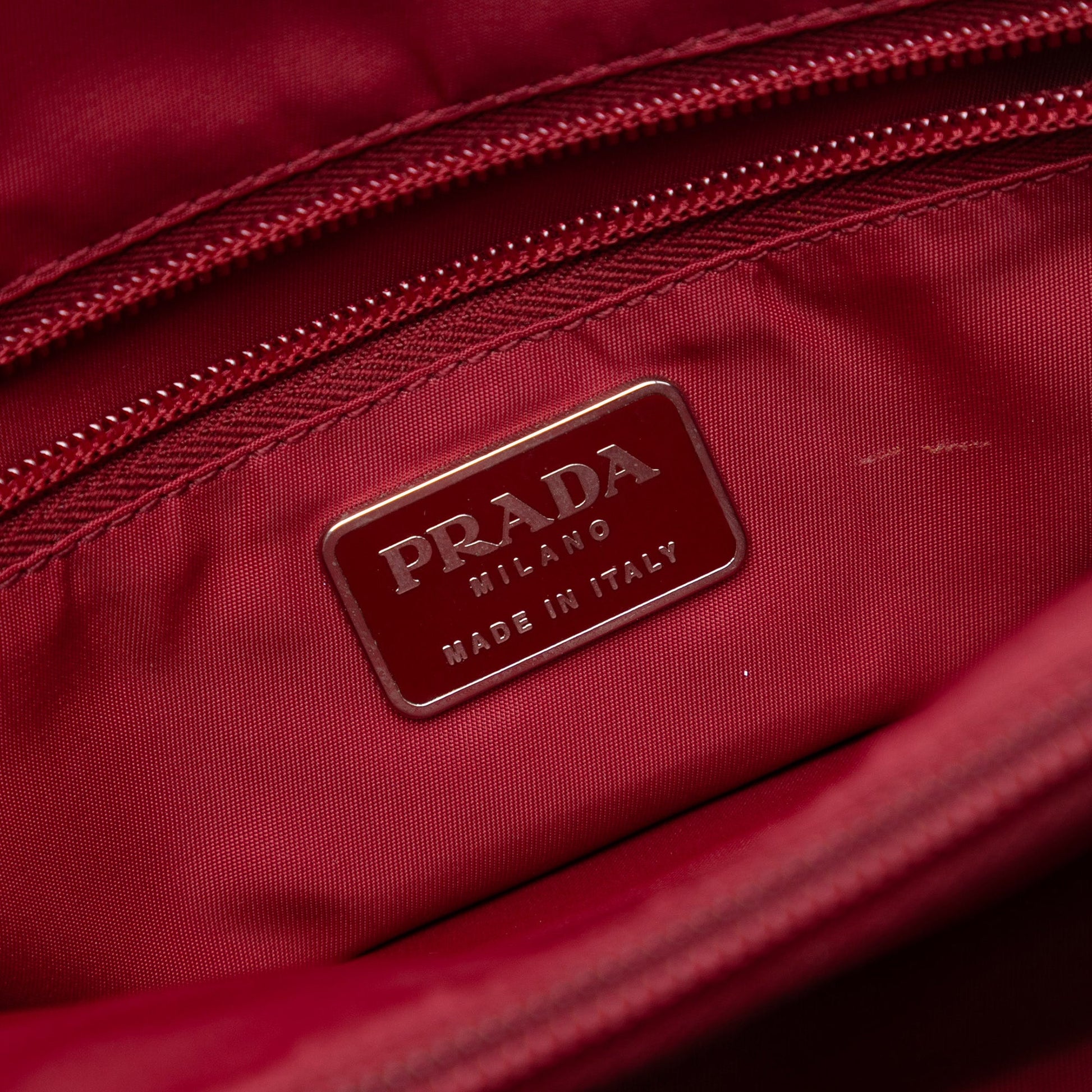 Prada Tessuto Acrylic Handle Bag