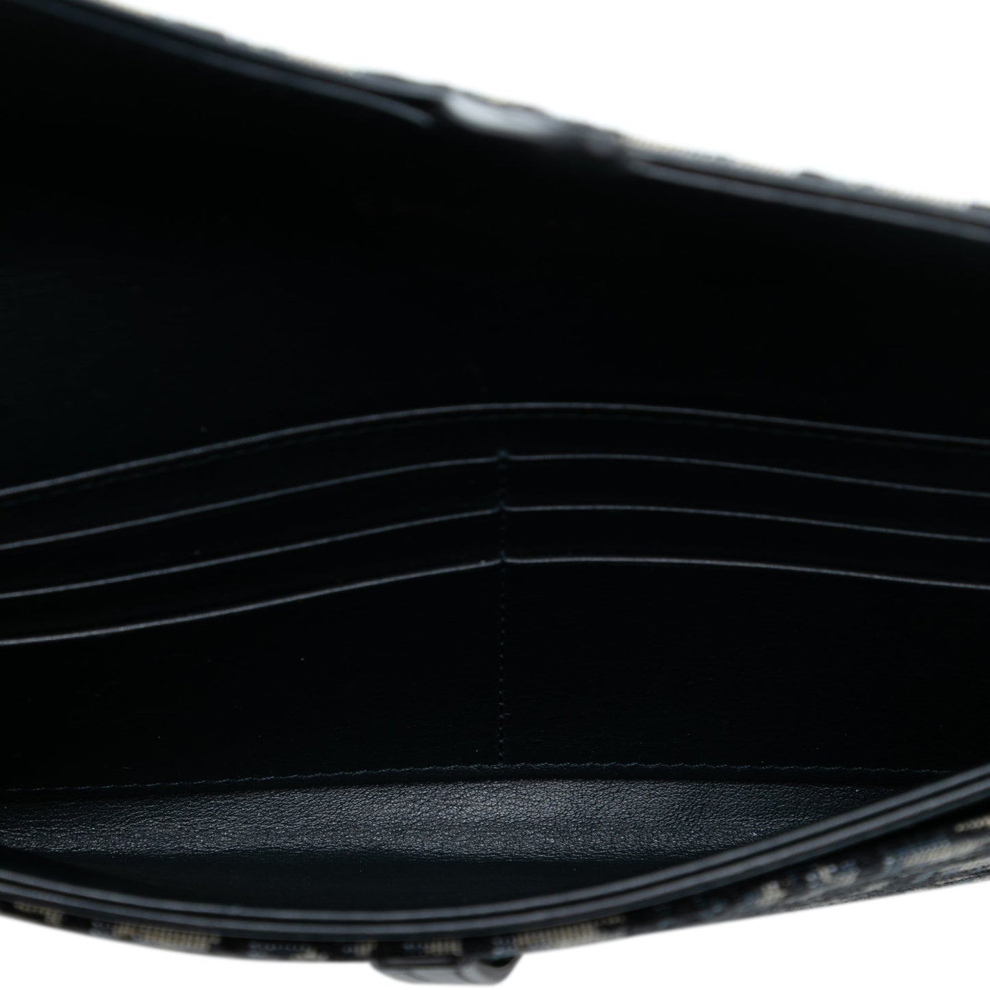 Dior Oblique Canvas Saddle Wallet On Chain