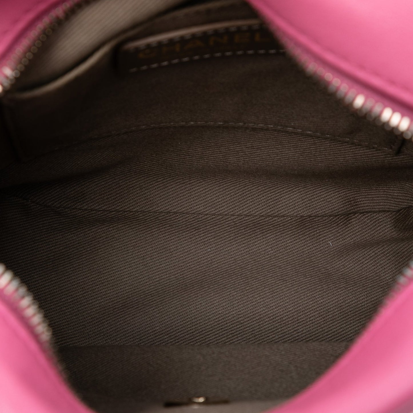 Chanel Stitched Goatskin Casual Trip North South Camera Case
