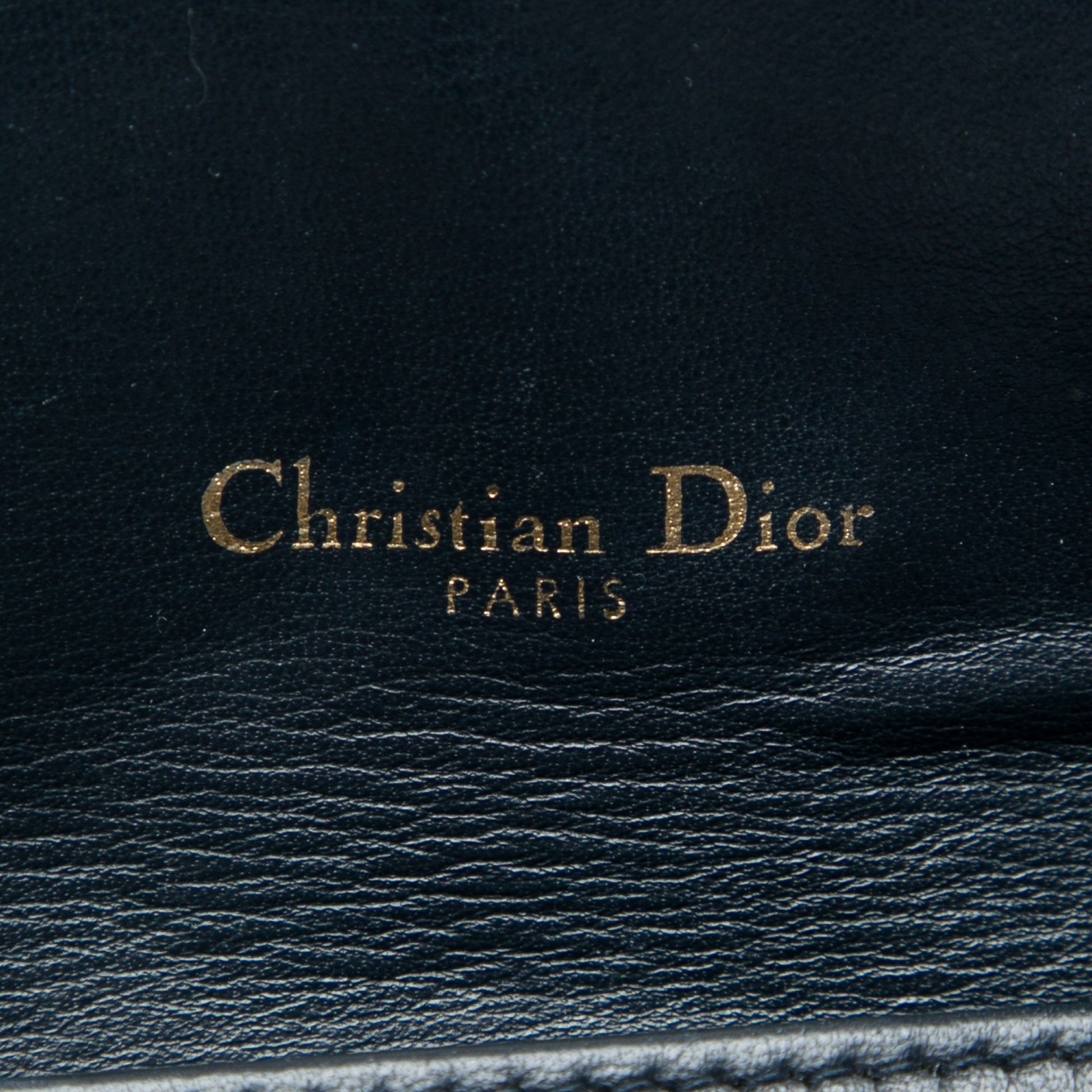 Dior Oblique Canvas Saddle Wallet On Chain