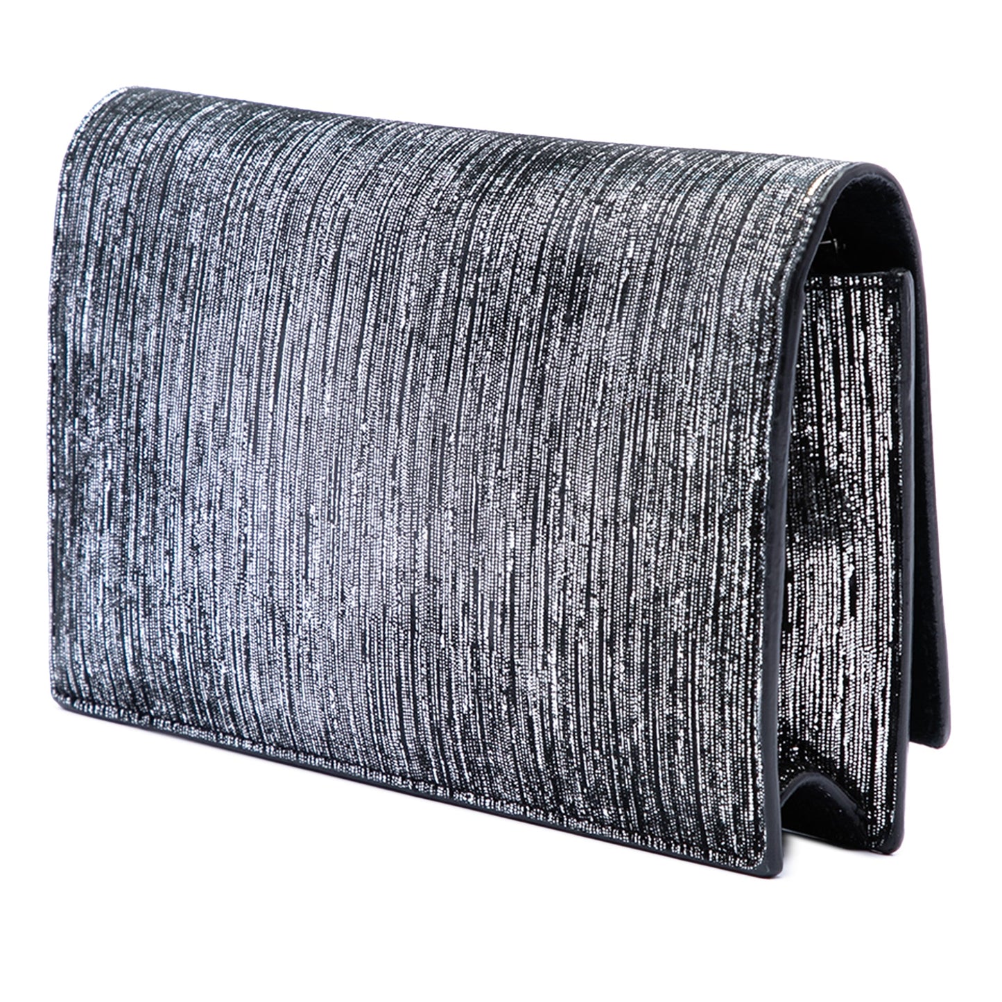 Saint Laurent Metallic Suede Monogram Kate Tassel Wallet on Chain