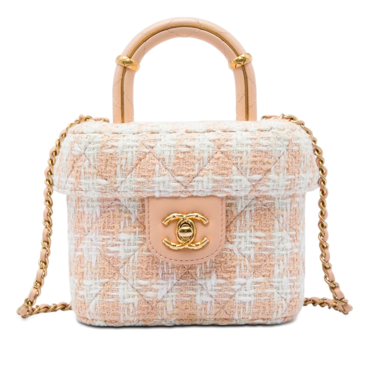 Chanel Mini Tweed Crush Top Handle Bag