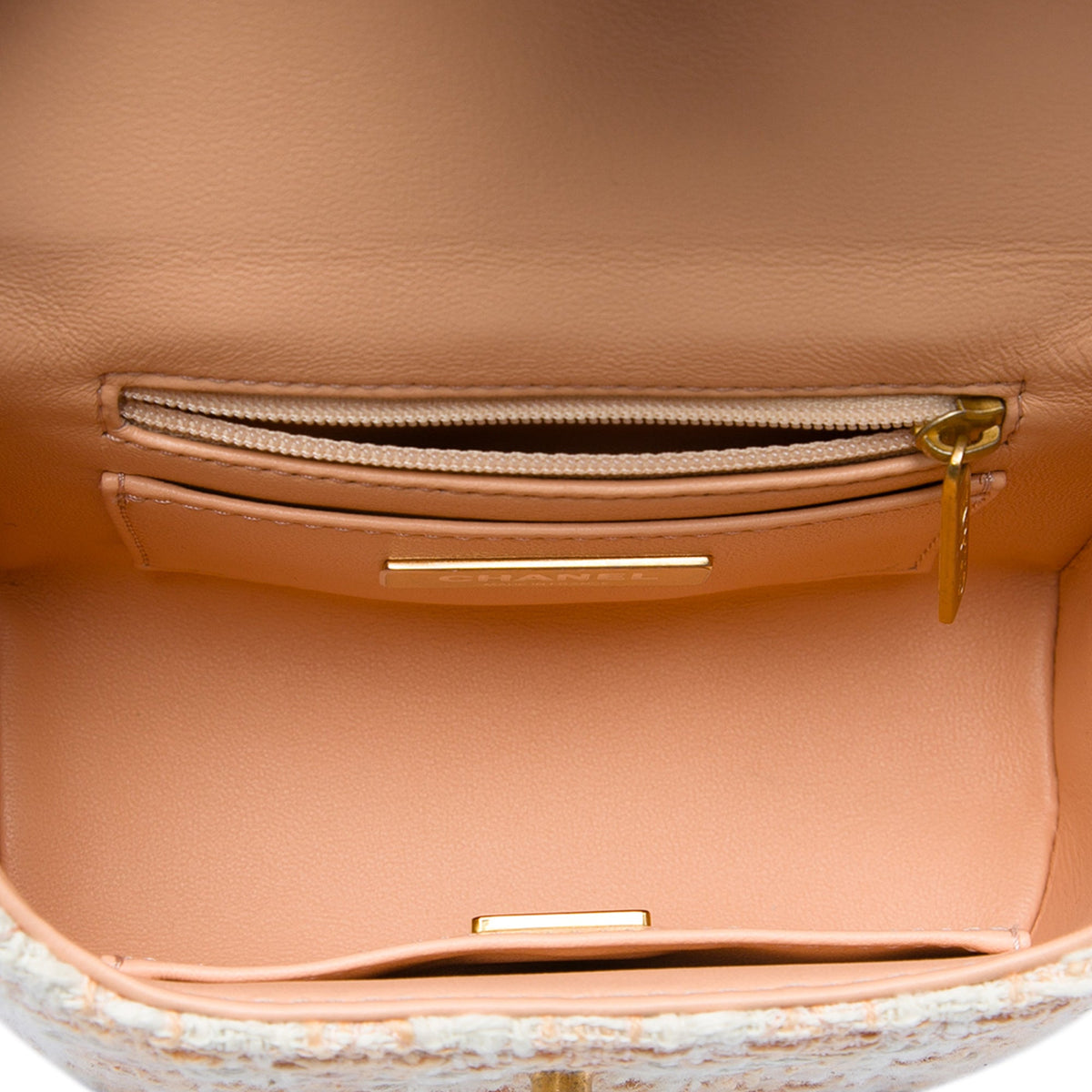 Chanel Mini Tweed Crush Top Handle Bag