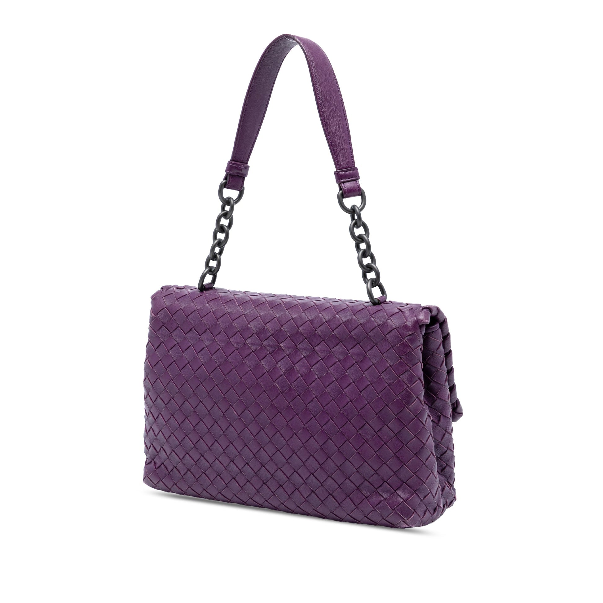 Bottega Veneta Small Nappa Intrecciato Olimpia Shoulder Bag