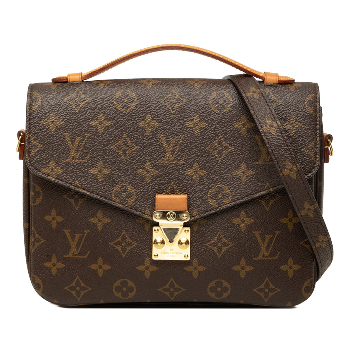 Louis Vuitton Monogram Pochette Metis — Brown