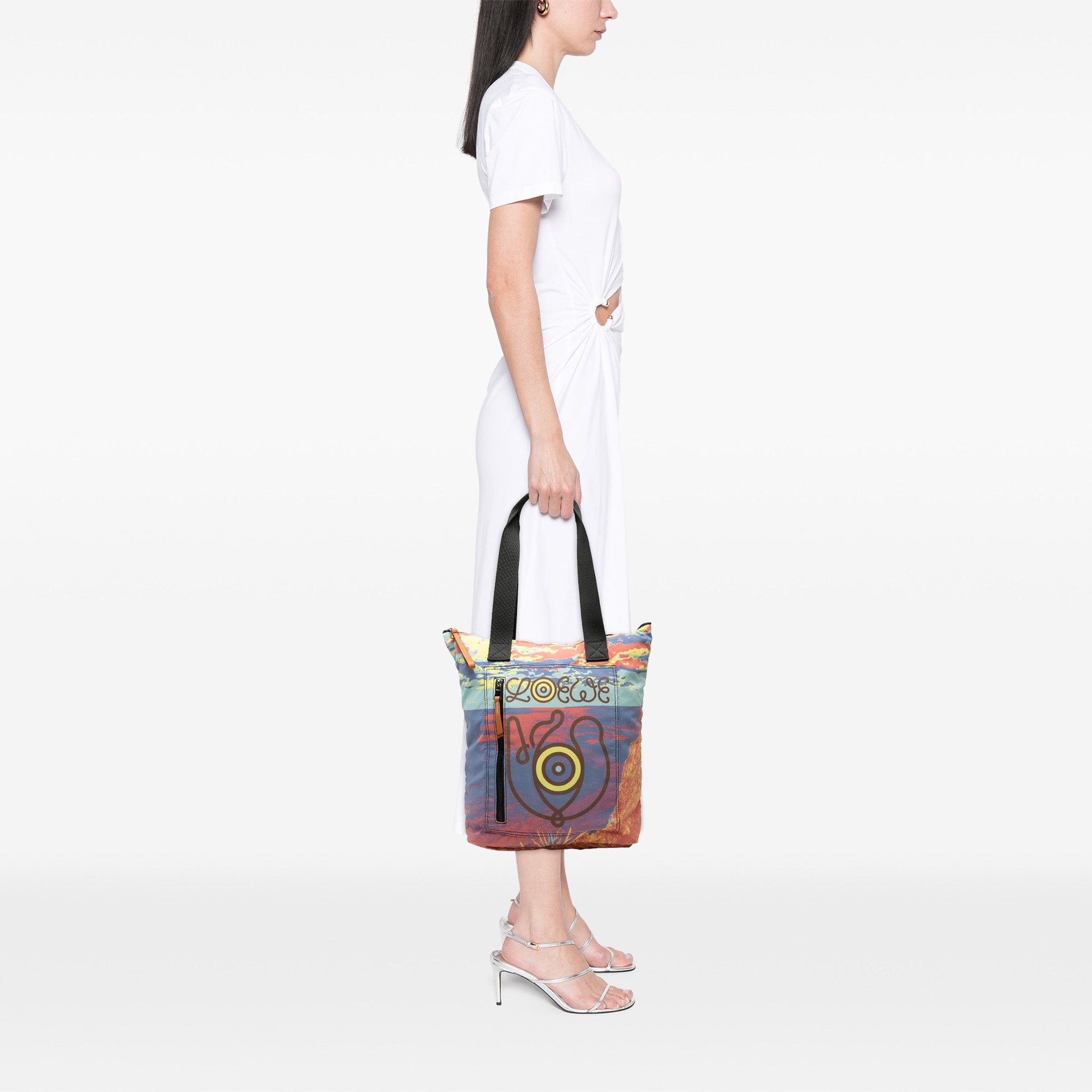 LOEWE Printed Nylon Eye Loewe Nature Tote