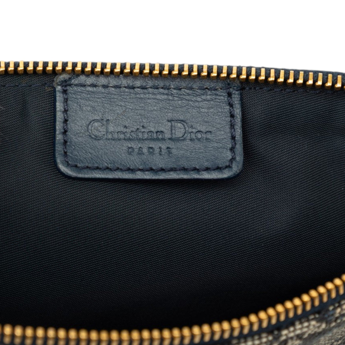 Dior Mini Diorissimo Canvas Saddle Pochette