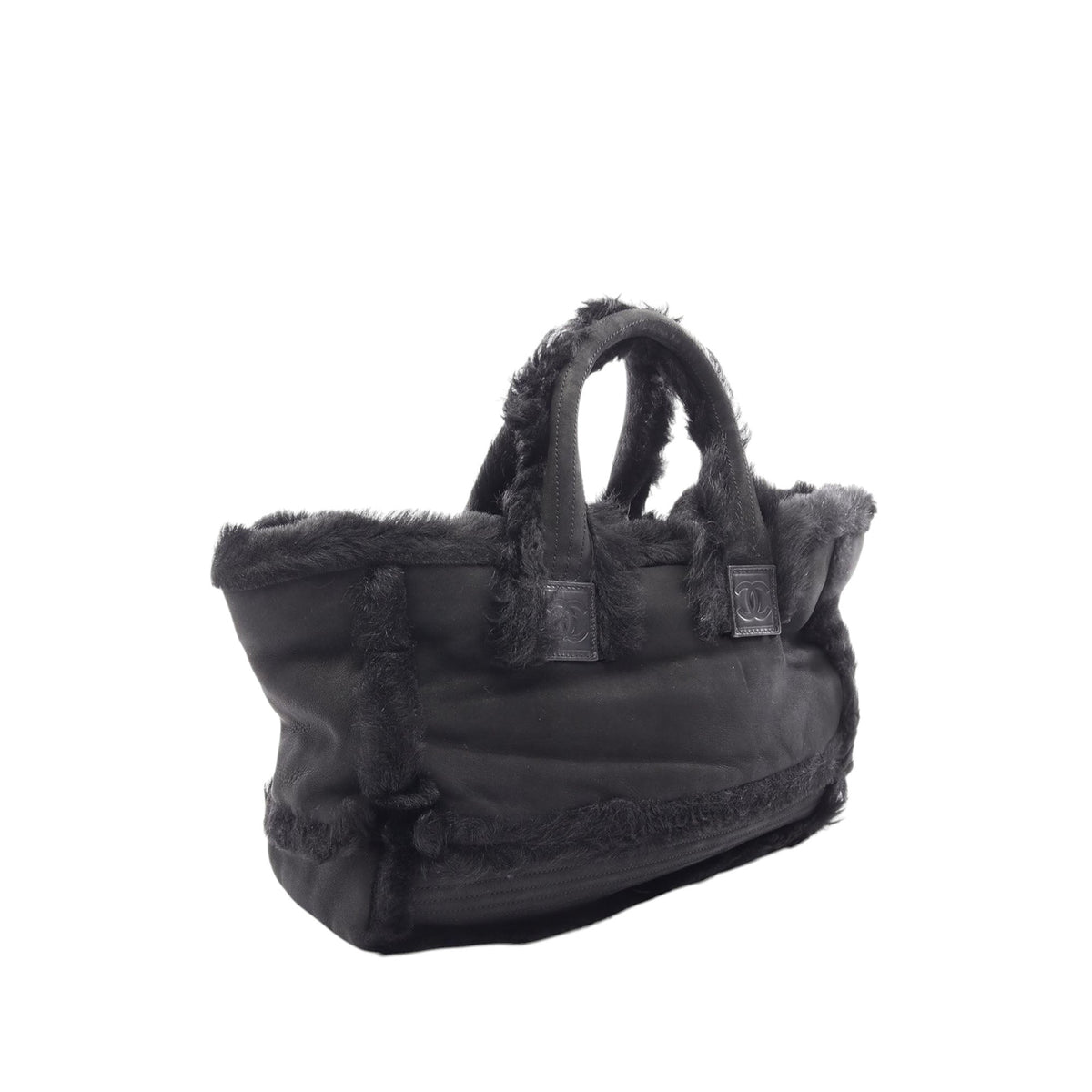 Chanel Mouton Tote — Black