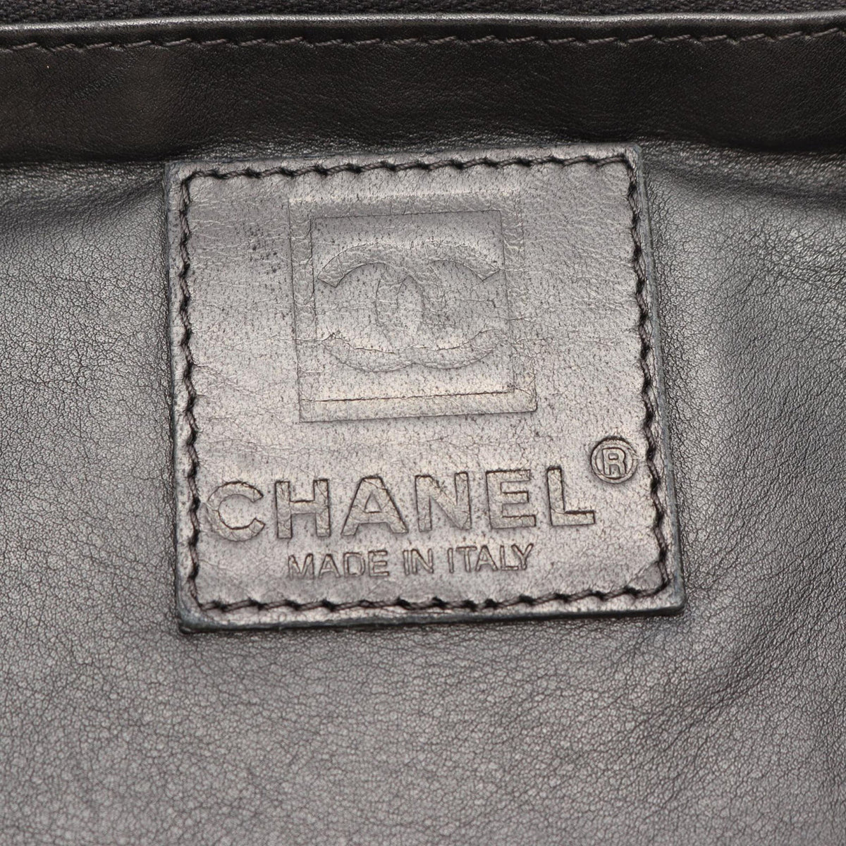Chanel Mouton Tote — Black