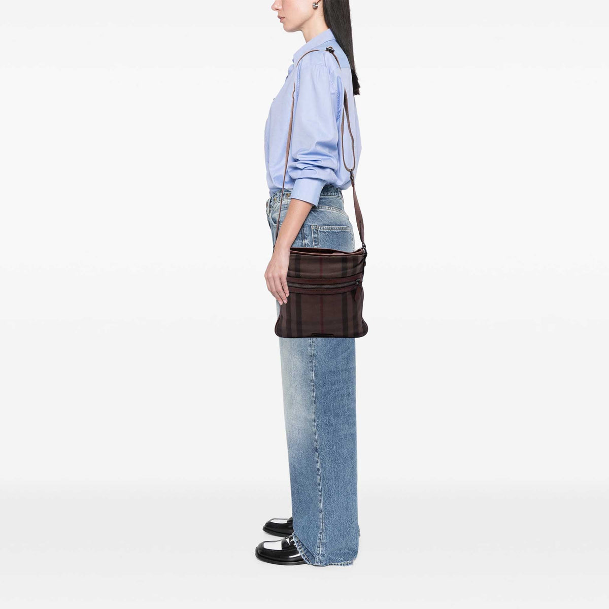 Burberry Exploded Check Cotton Crossbody