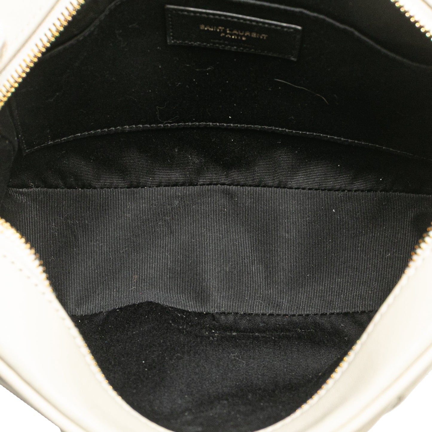 Saint Laurent Quilted Leather Monogram Lou Camera Bag