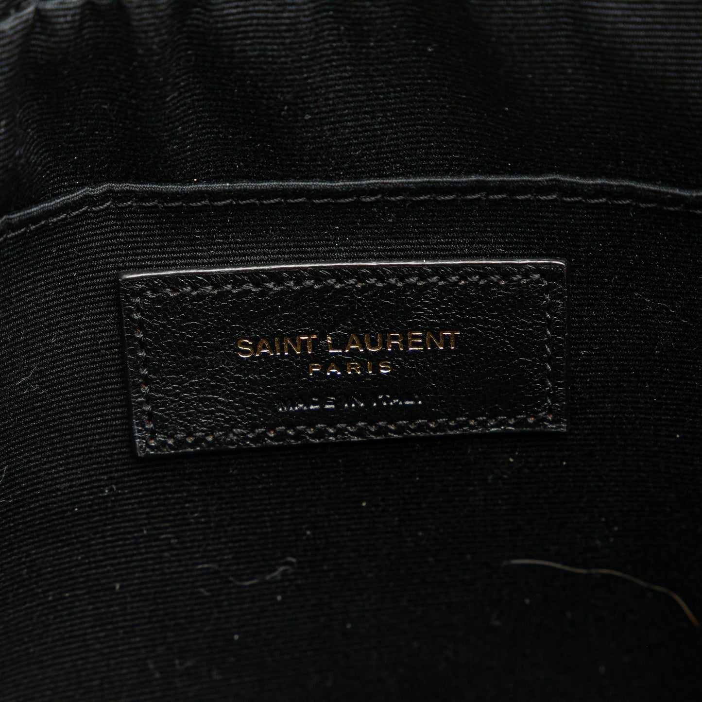 Saint Laurent Quilted Leather Monogram Lou Camera Bag