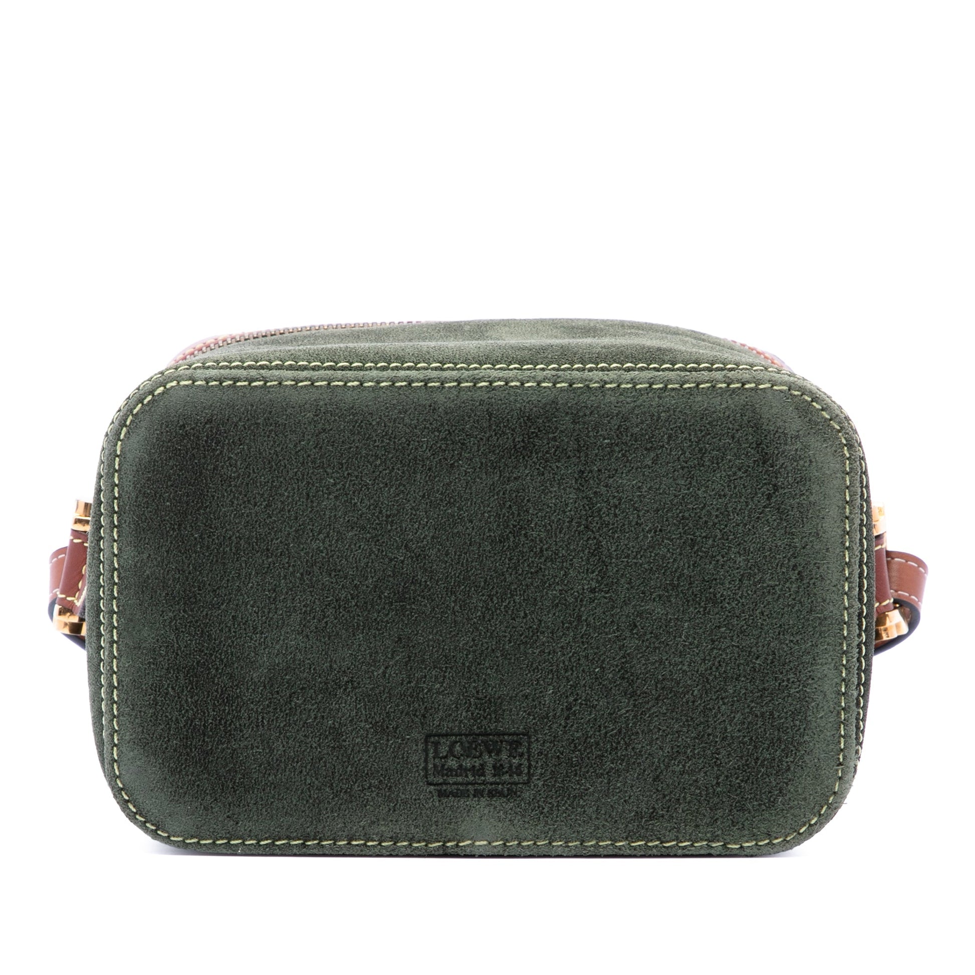 LOEWE Suede Anagram Vanity Bag