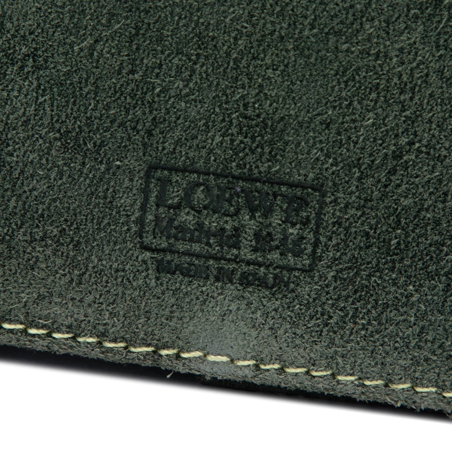 LOEWE Suede Anagram Vanity Bag