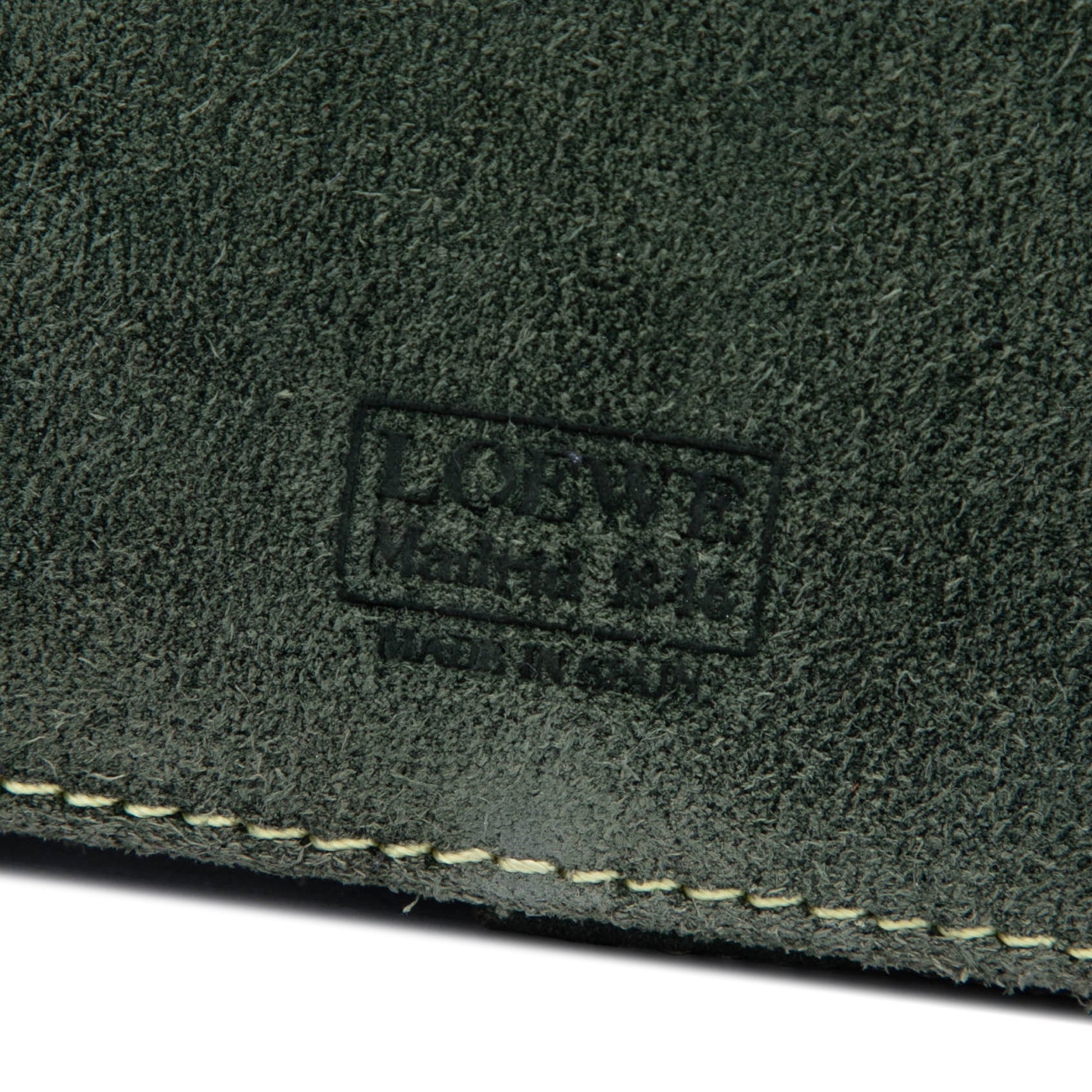 LOEWE Suede Anagram Vanity Bag