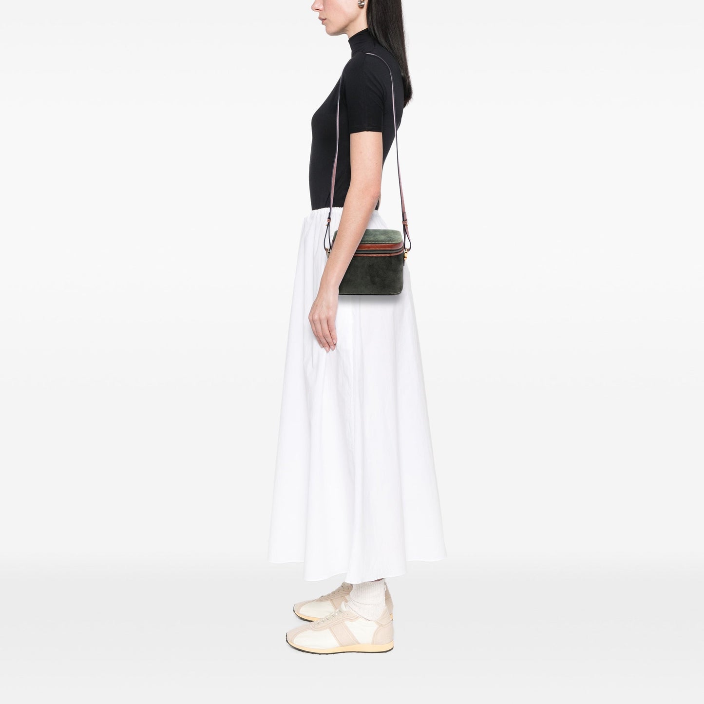LOEWE Suede Anagram Vanity Bag