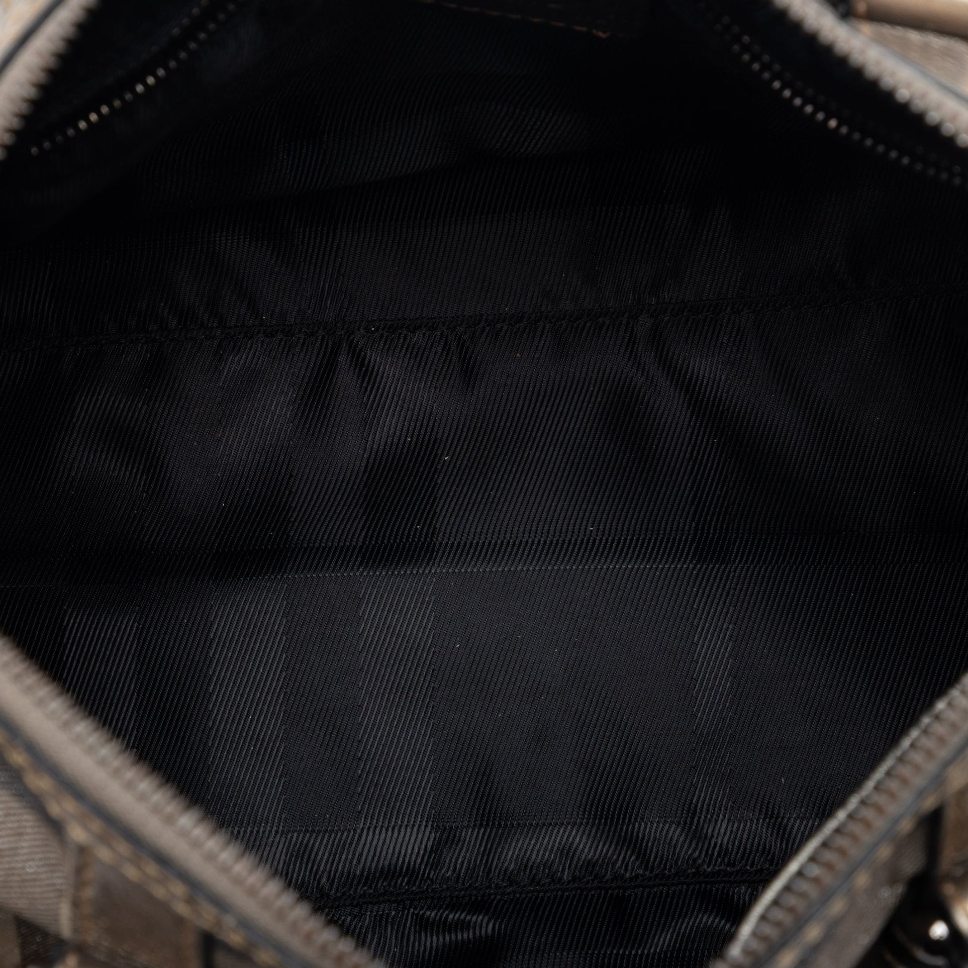 Burberry Smoke Check Canvas Boston Bag