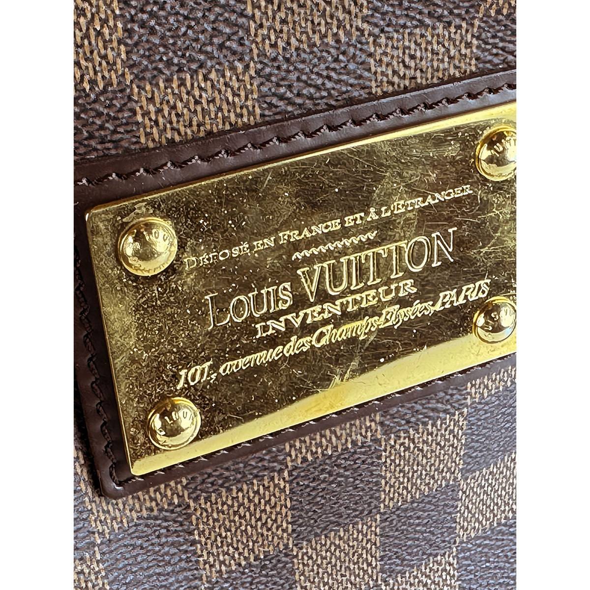 Louis Vuitton Damier Ebene Hampstead MM — Brown