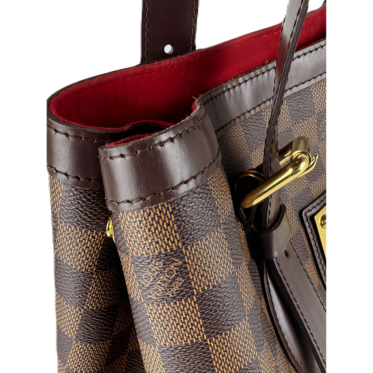 Louis Vuitton Damier Ebene Hampstead MM — Brown