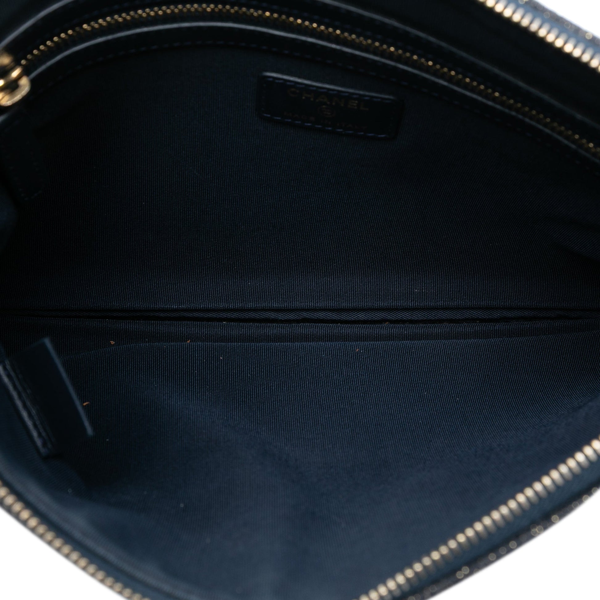 Chanel Medium Denim Deauville O Case Clutch