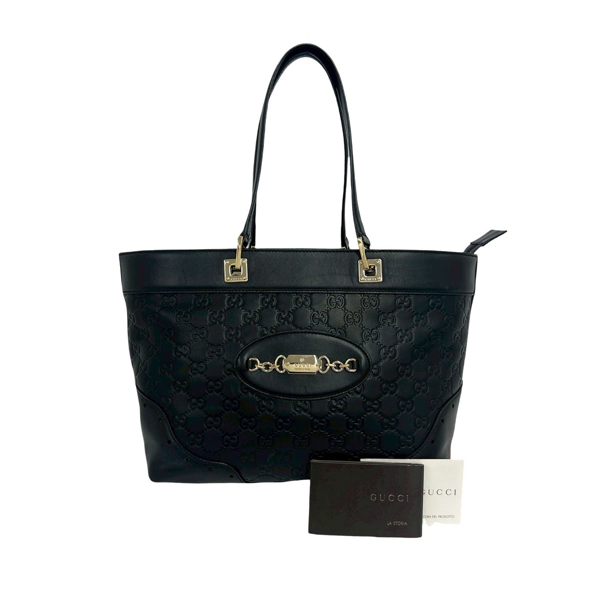 Gucci Leather Tote Bag