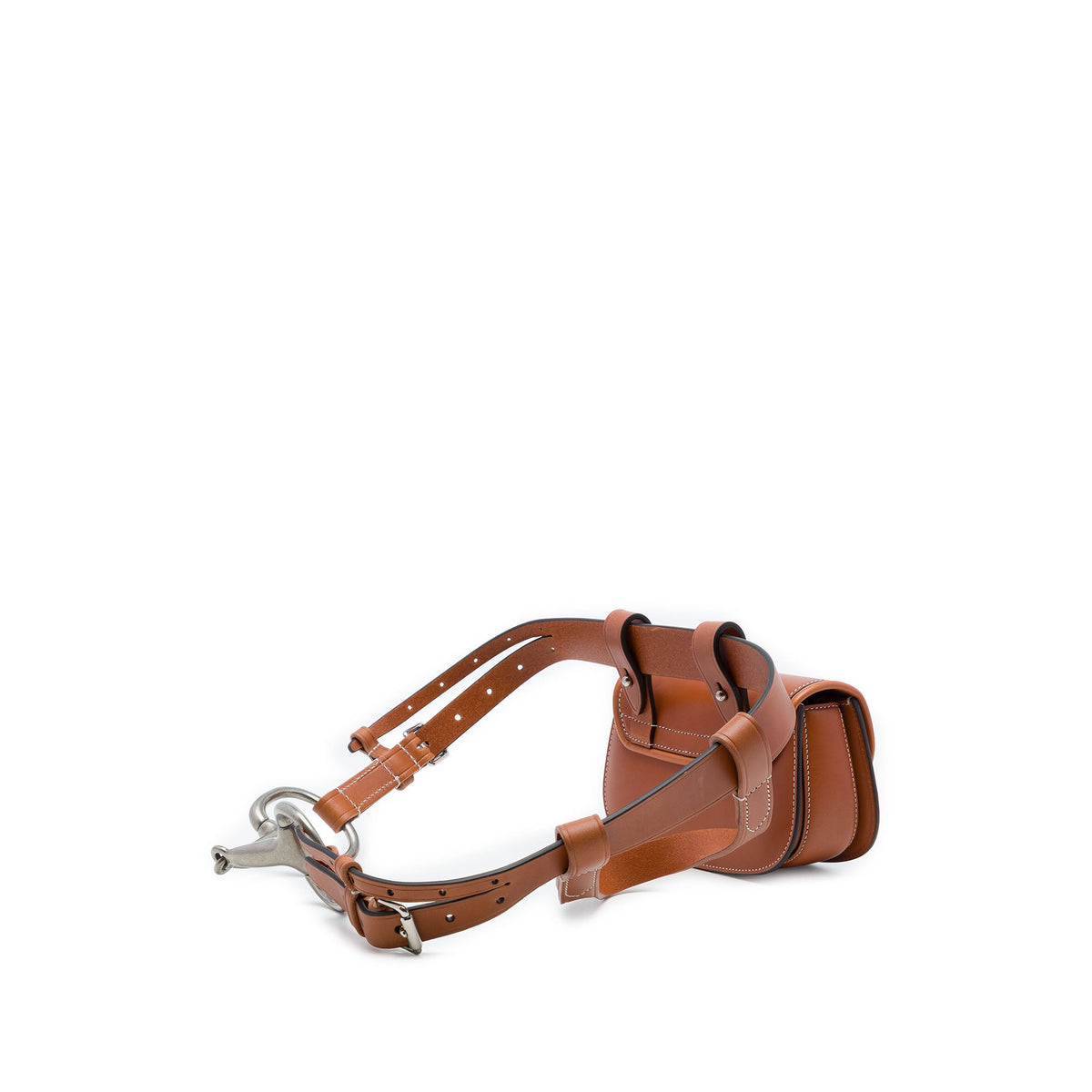 Gucci Mini Calfskin Bamboo 1947 Belt Bag — Brown