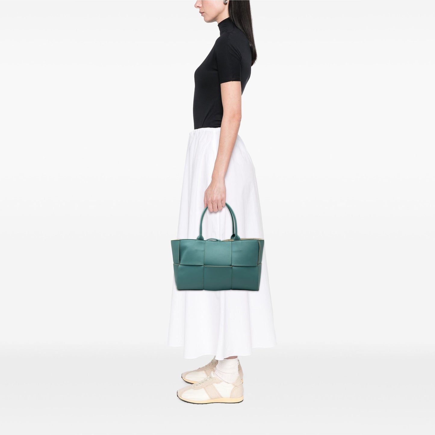 Bottega Veneta Medium Nappa Maxi Intrecciato Arco Tote