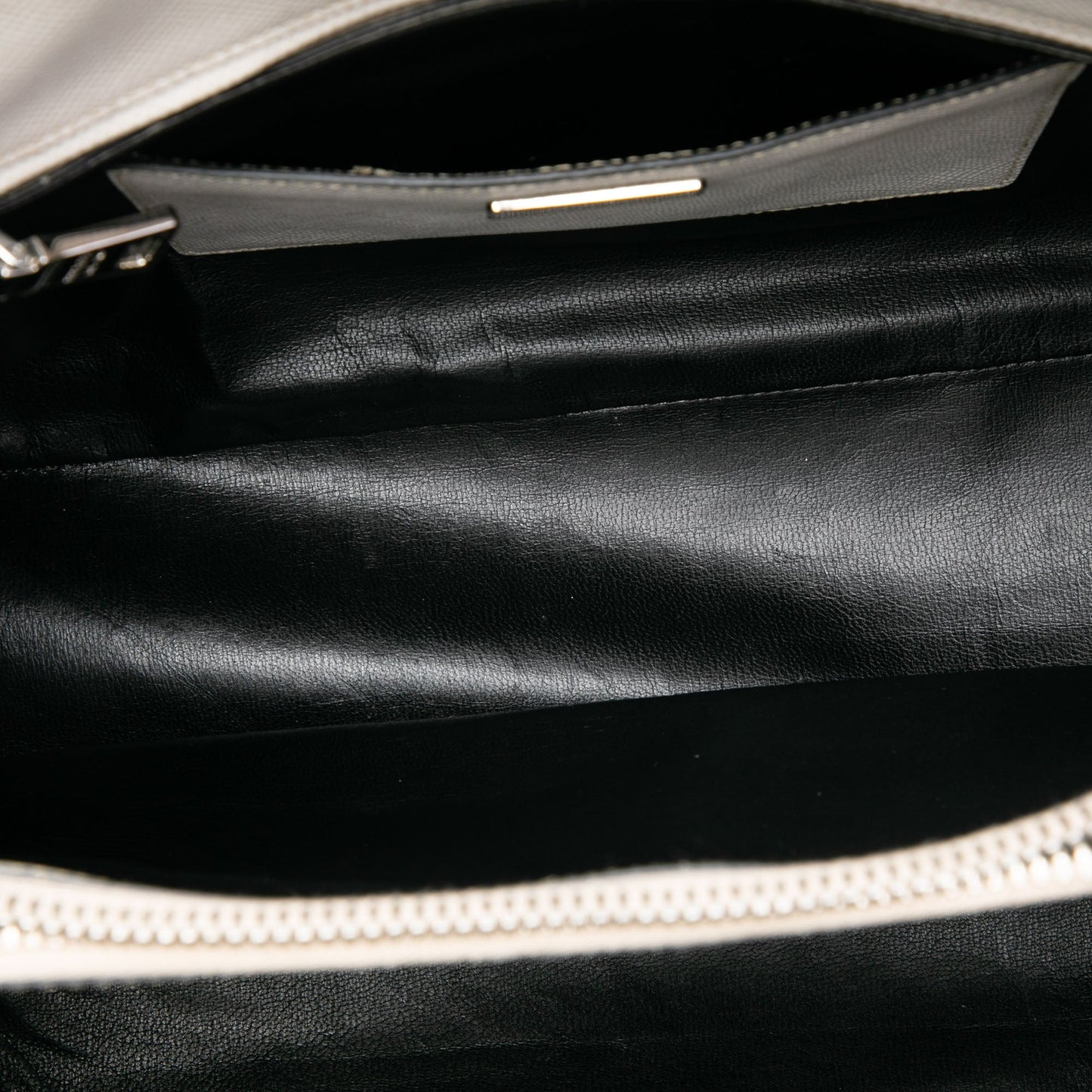 Prada Saffiano Cuir Turnlock Twin Satchel