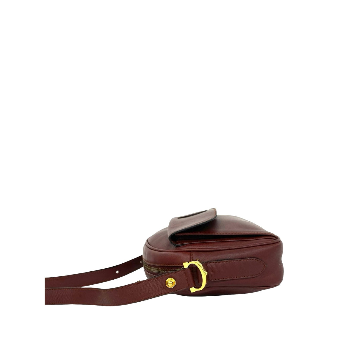 Cartier Leather Must De Cartier Crossbody — Red