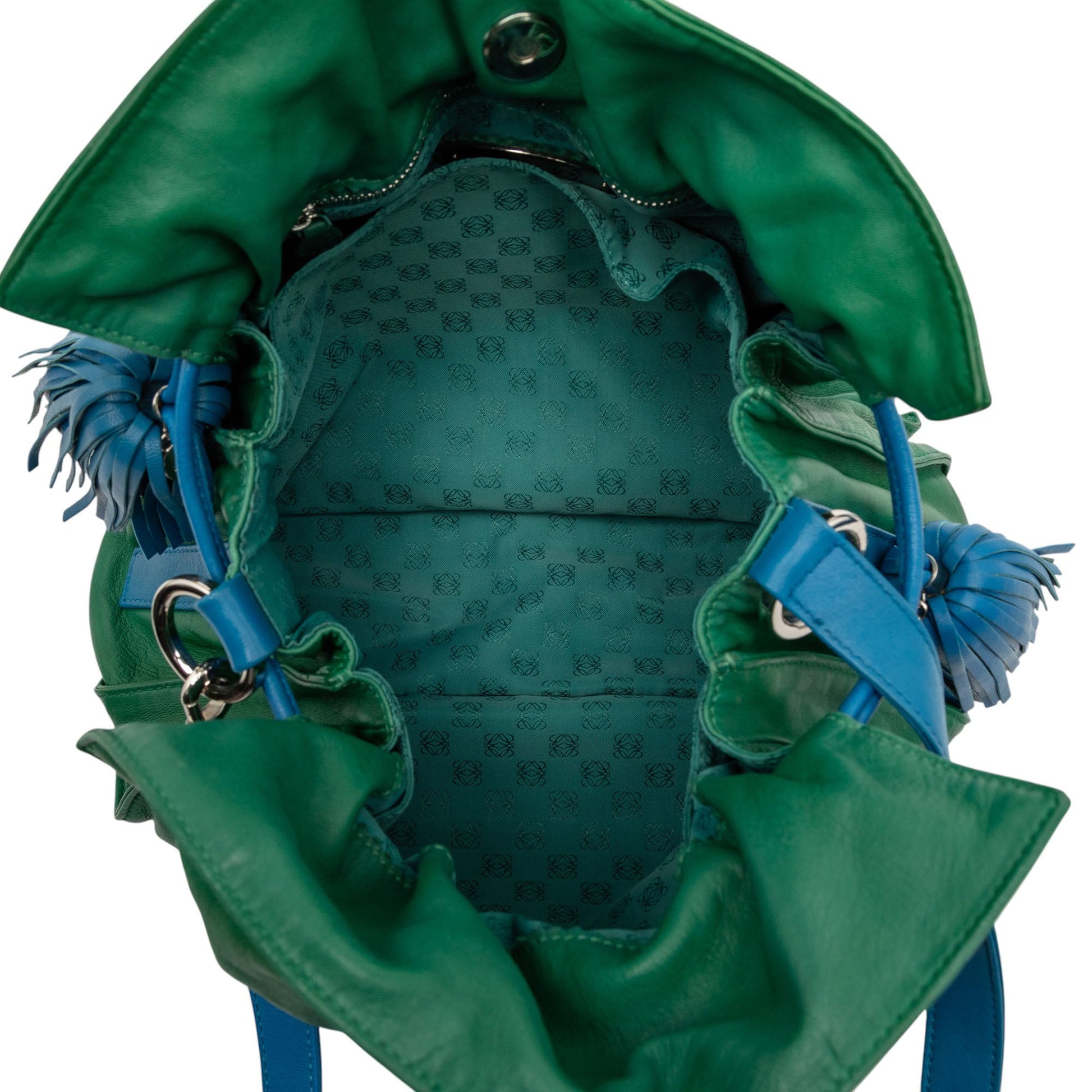 LOEWE Bicolor Nappa Flamenco Tassel 30 Crossbody