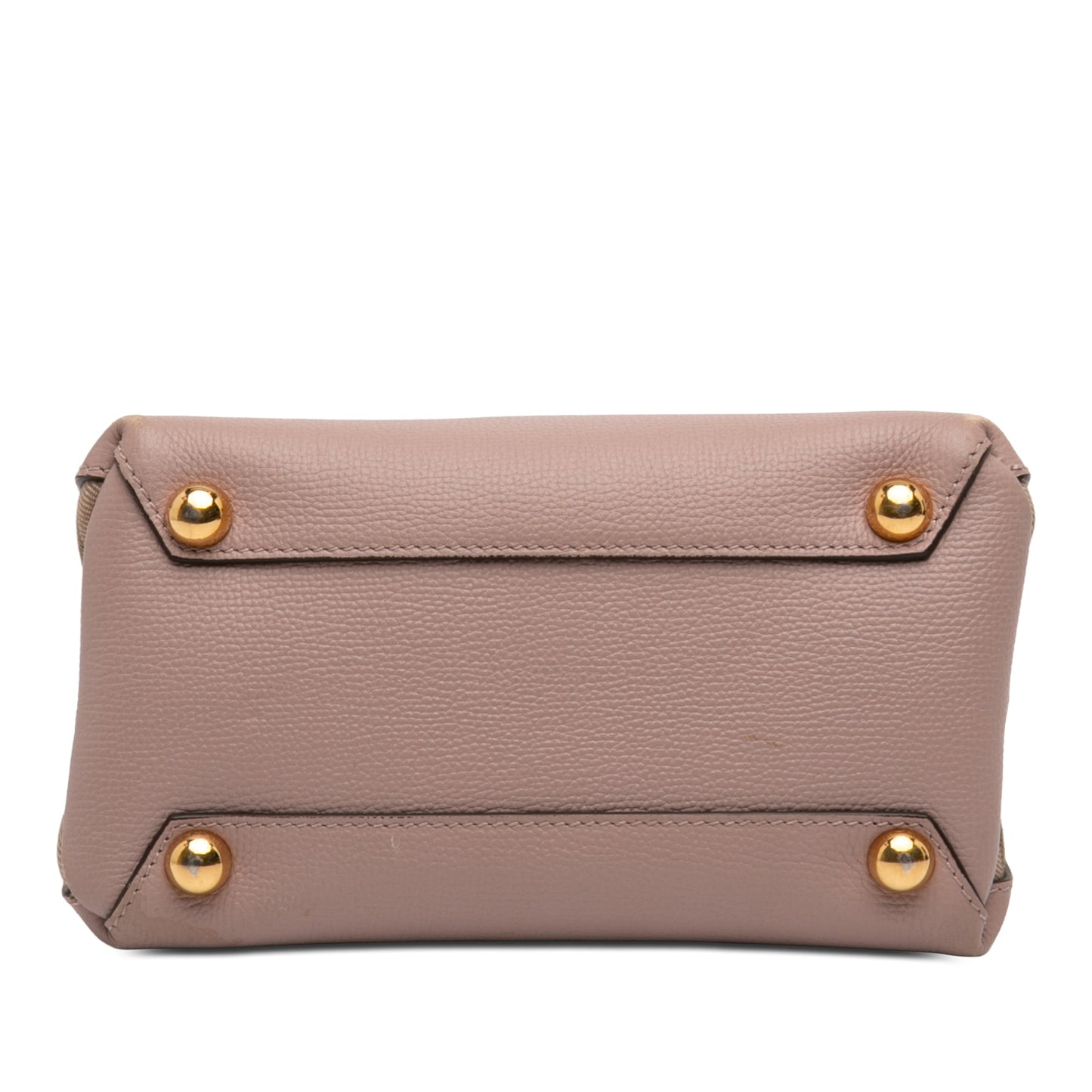Burberry Small Leather and House Check Banner Satchel
