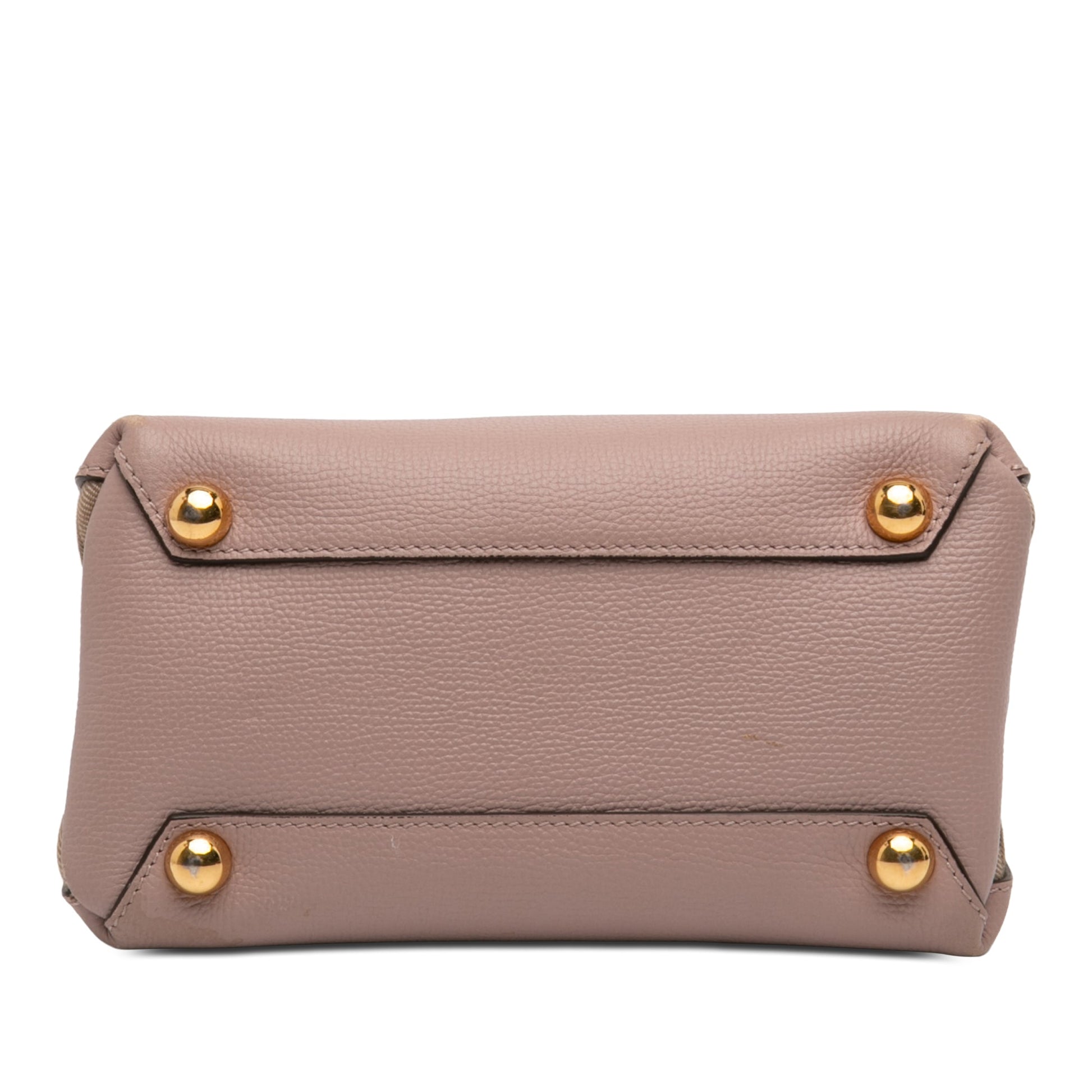 Burberry Small Leather and House Check Banner Satchel