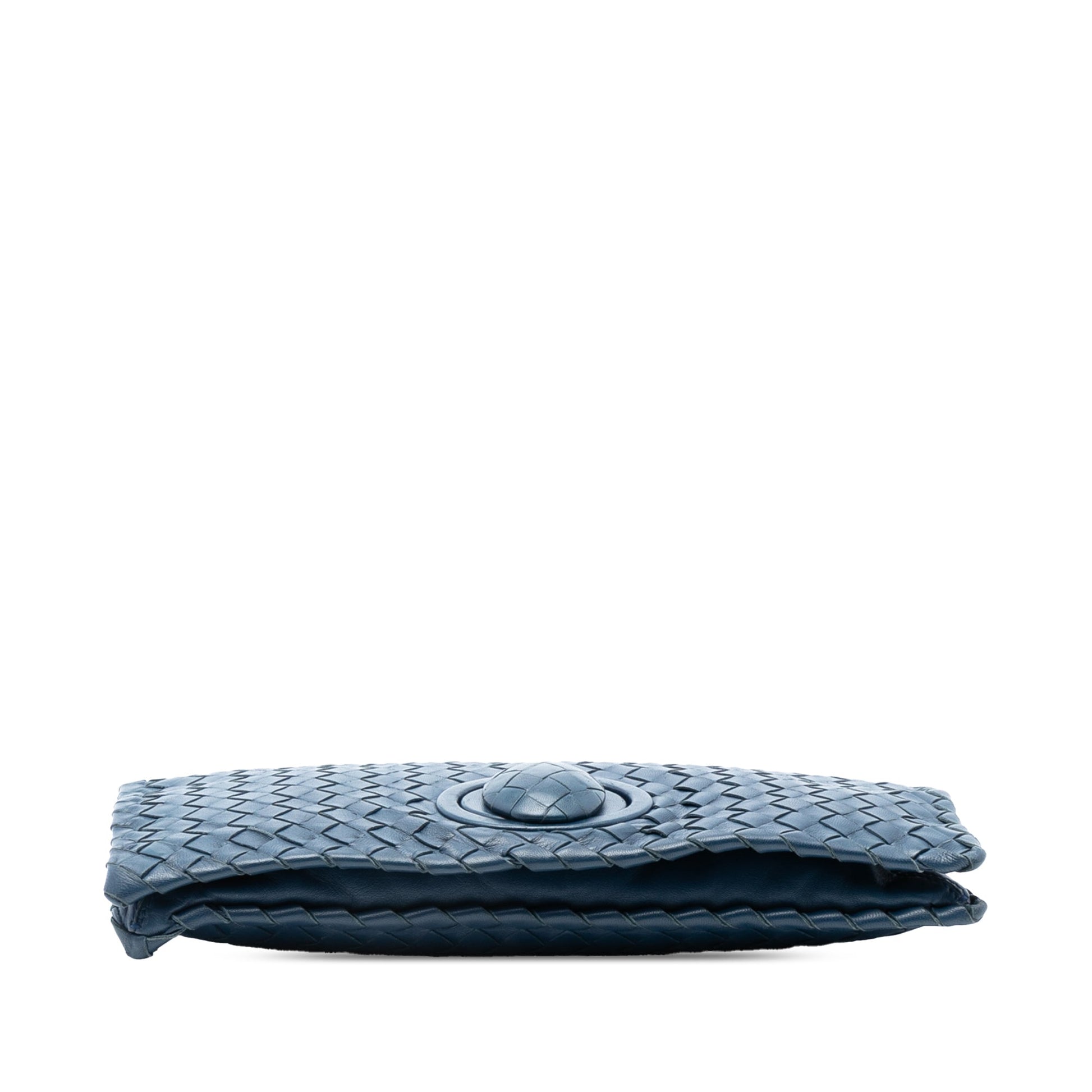 Bottega Veneta Nappa Intrecciato Turn Lock Clutch