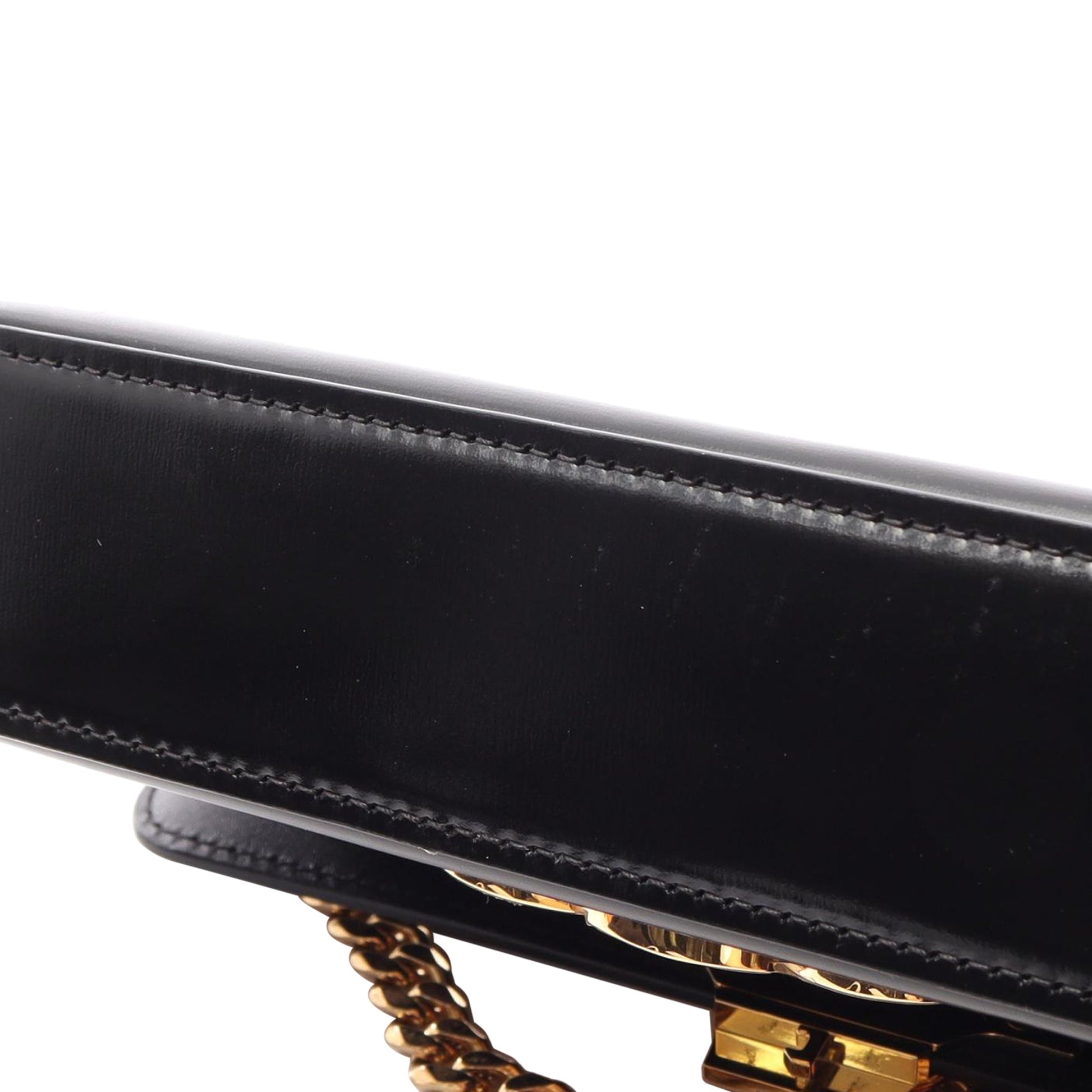 Celine Shiny Calfskin Triomphe Claude Shoulder Bag