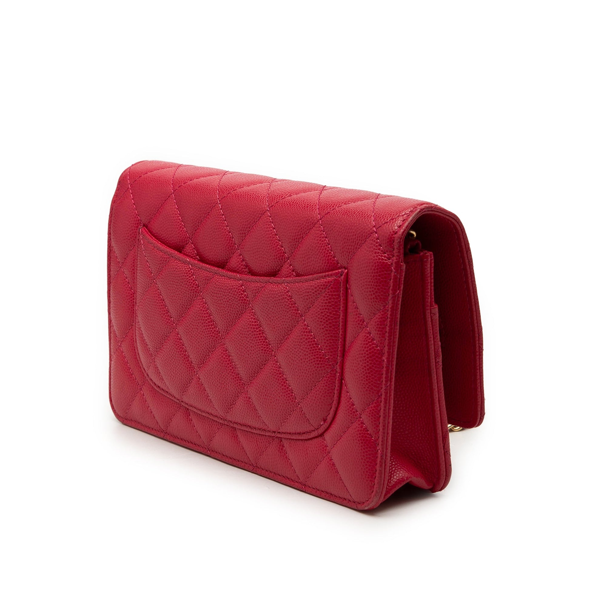 Chanel Quilted Caviar Reissue 2.55 Wallet On Chain