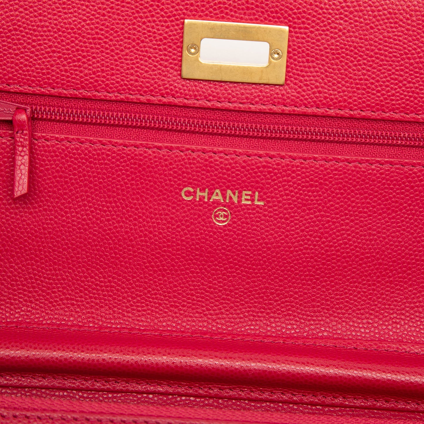 Chanel Quilted Caviar Reissue 2.55 Wallet On Chain