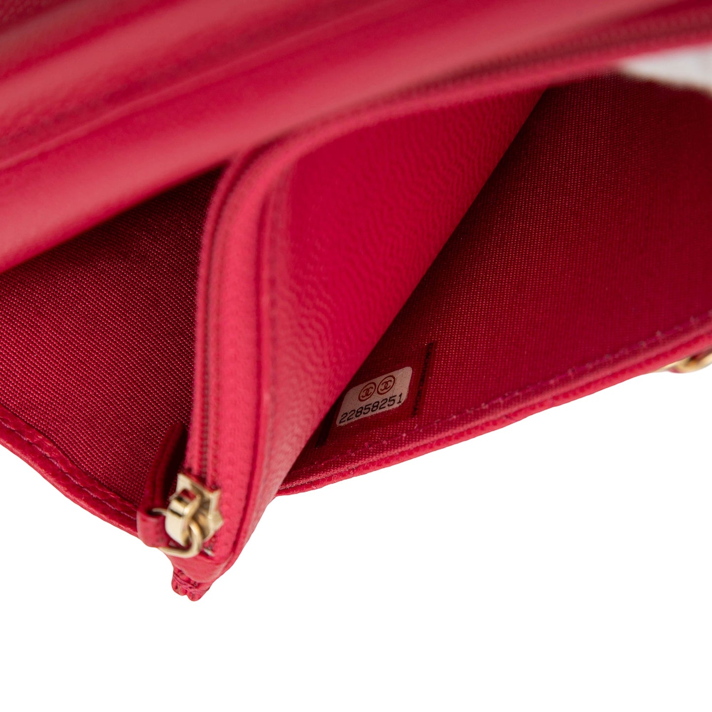Chanel Quilted Caviar Reissue 2.55 Wallet On Chain