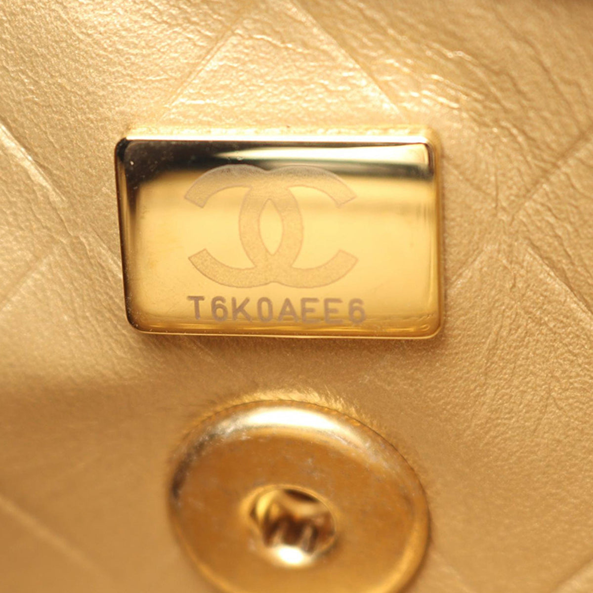 Chanel CC Quilted Lambskin Single Flap