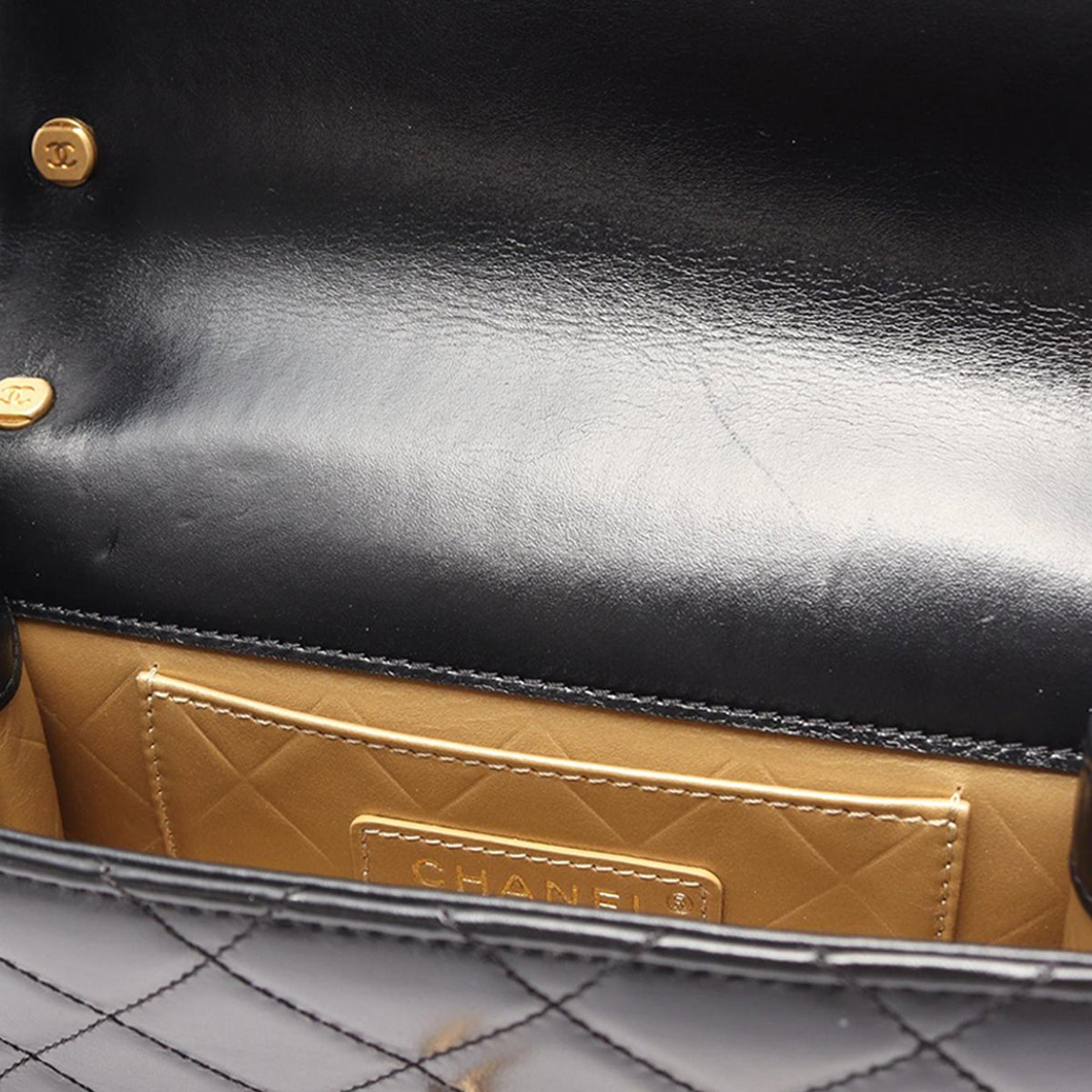 Chanel CC Quilted Lambskin Single Flap