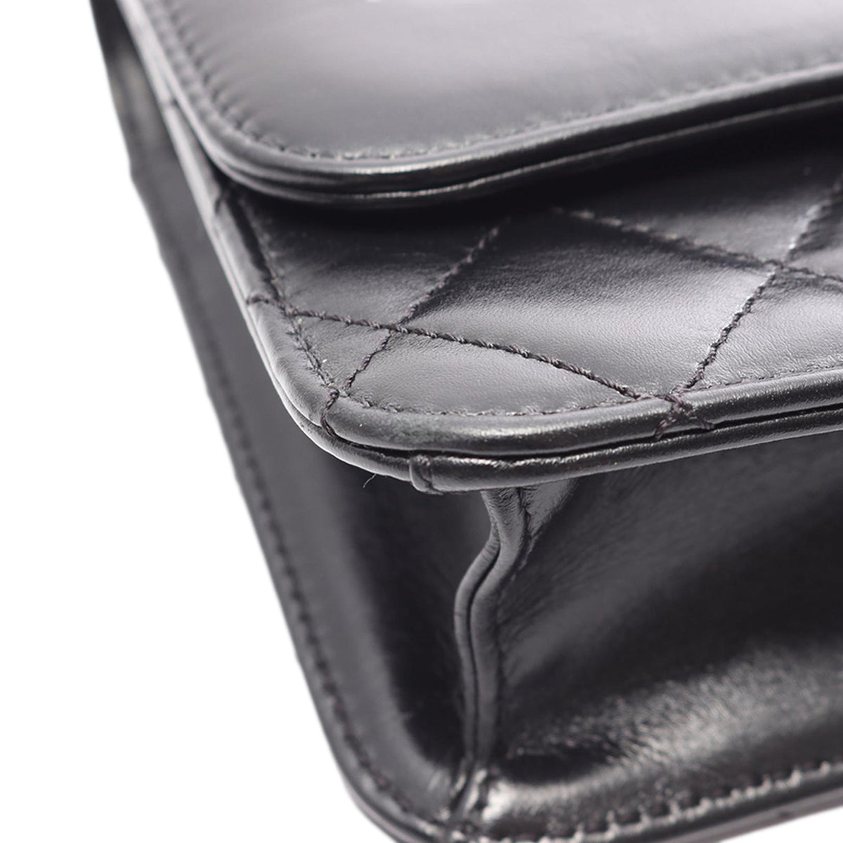 Chanel CC Quilted Lambskin Single Flap
