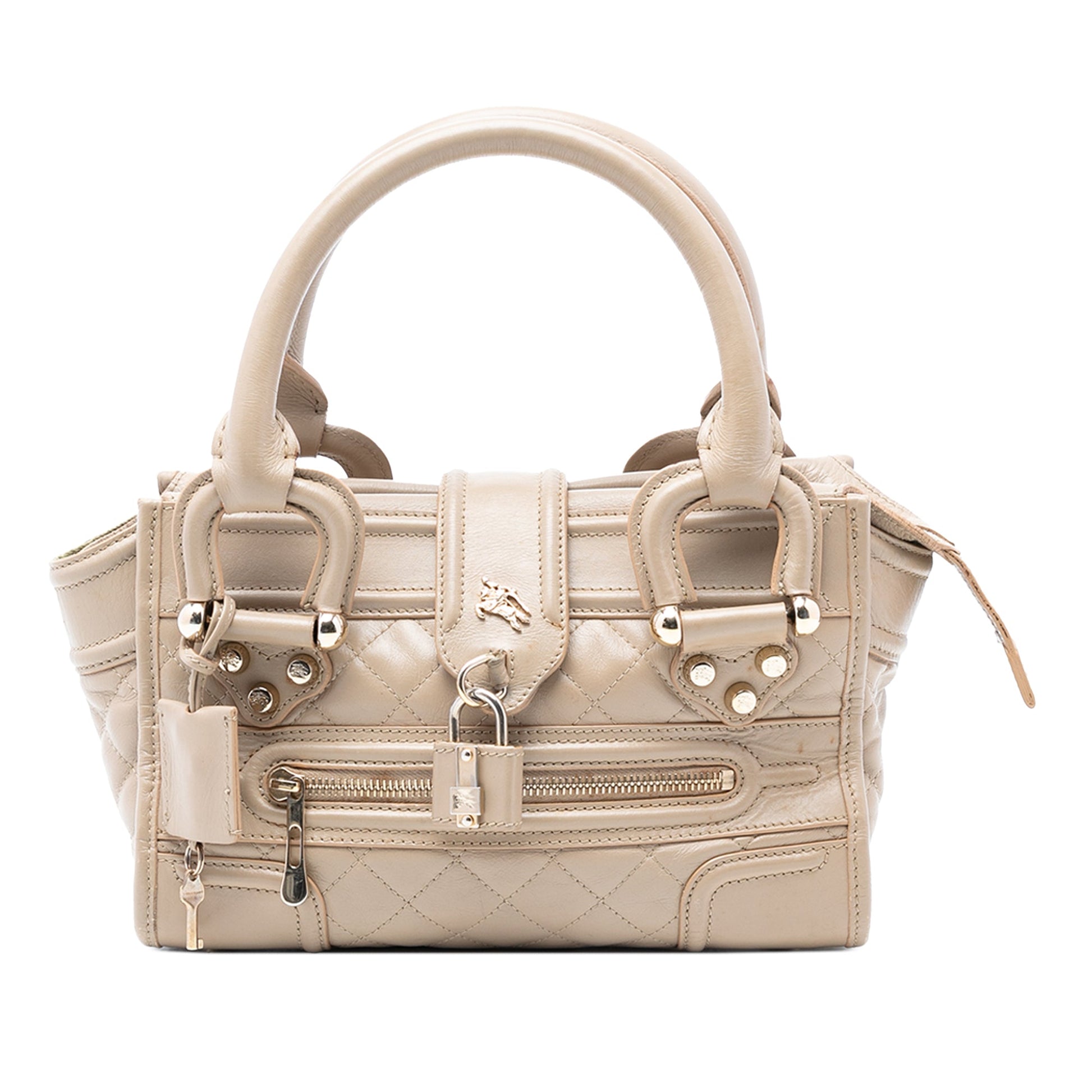 Mini Quilted Leather Manor Handbag