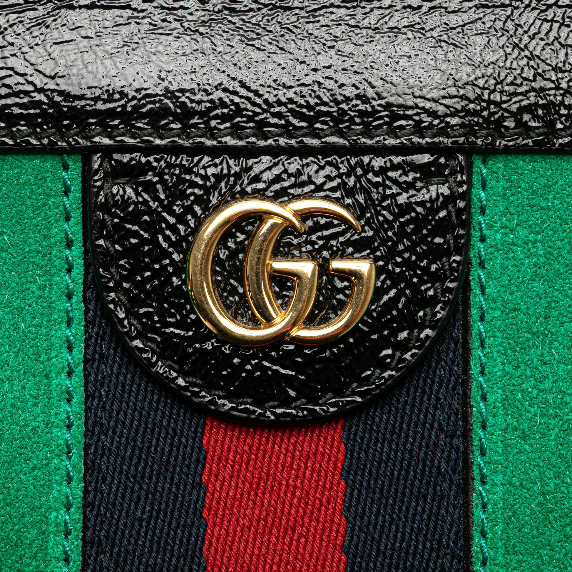 Gucci Small Suede Ophidia Chain Crossbody