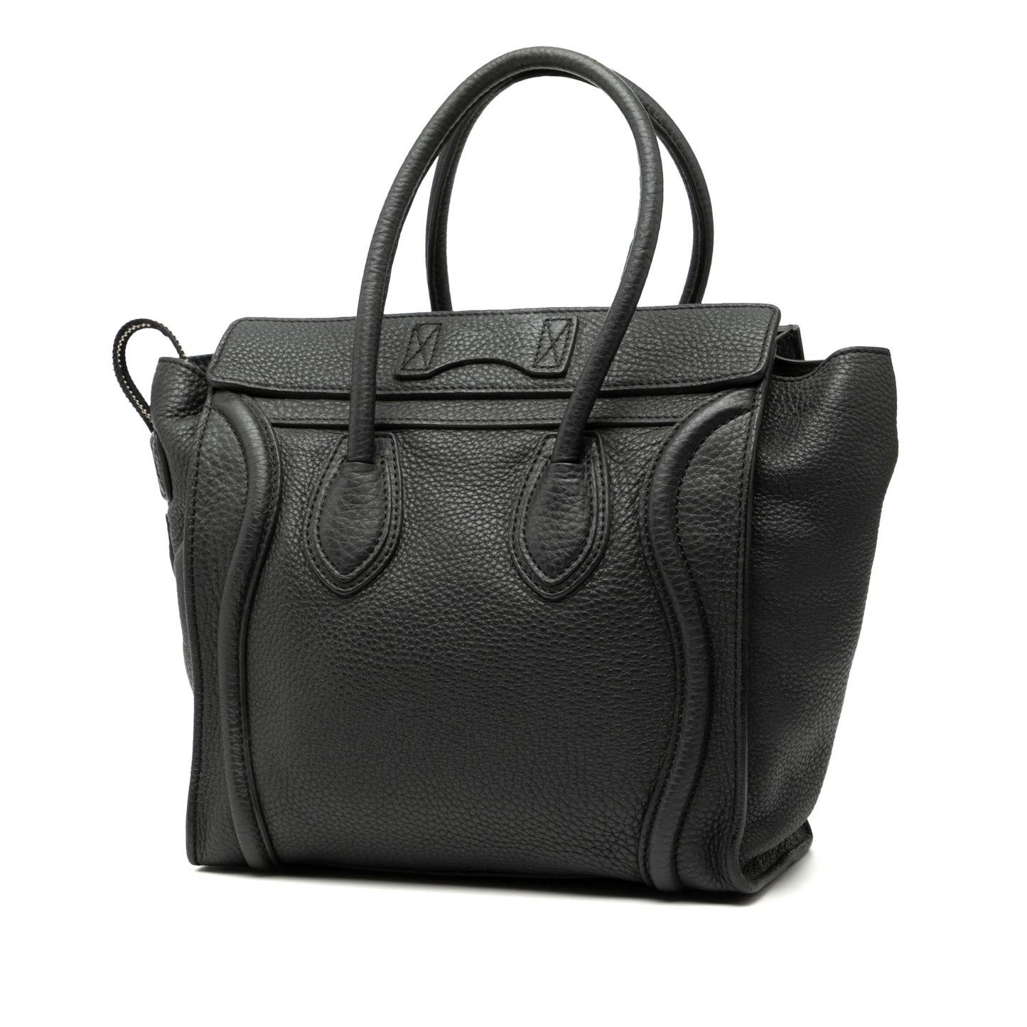 Celine Micro Drummed Calfskin Luggage Tote