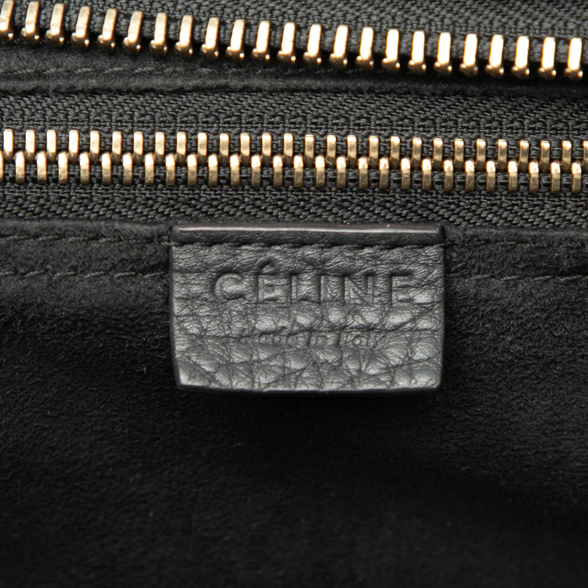Celine Micro Drummed Calfskin Luggage Tote