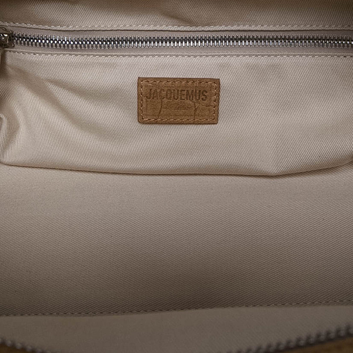 Jacquemus Croc Embossed Suede Le Turismo Bag — Brown