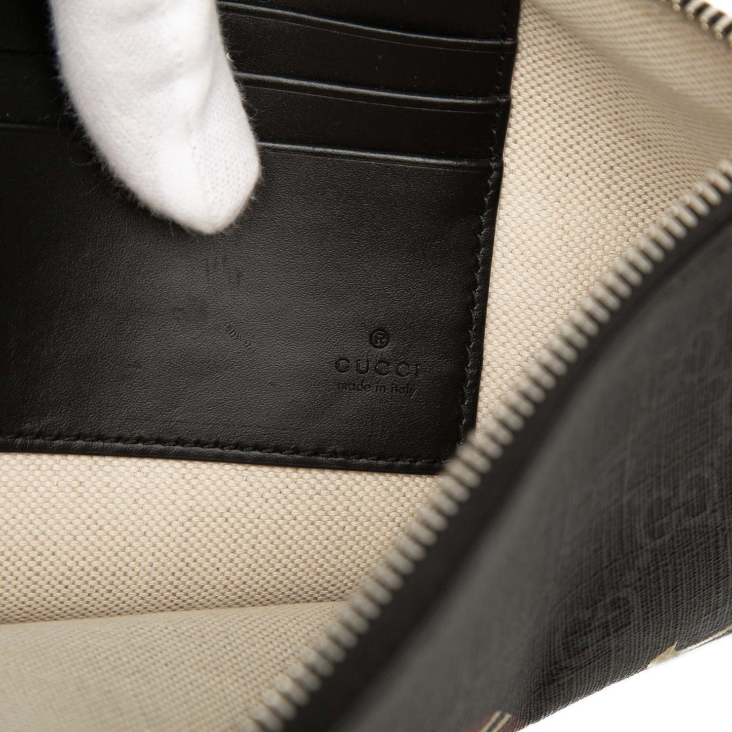 Gucci GG Supreme Kingsnake Clutch