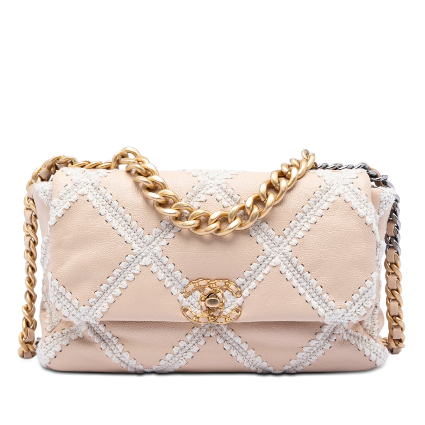 Chanel Large Crochet Calfskin 19 Flap