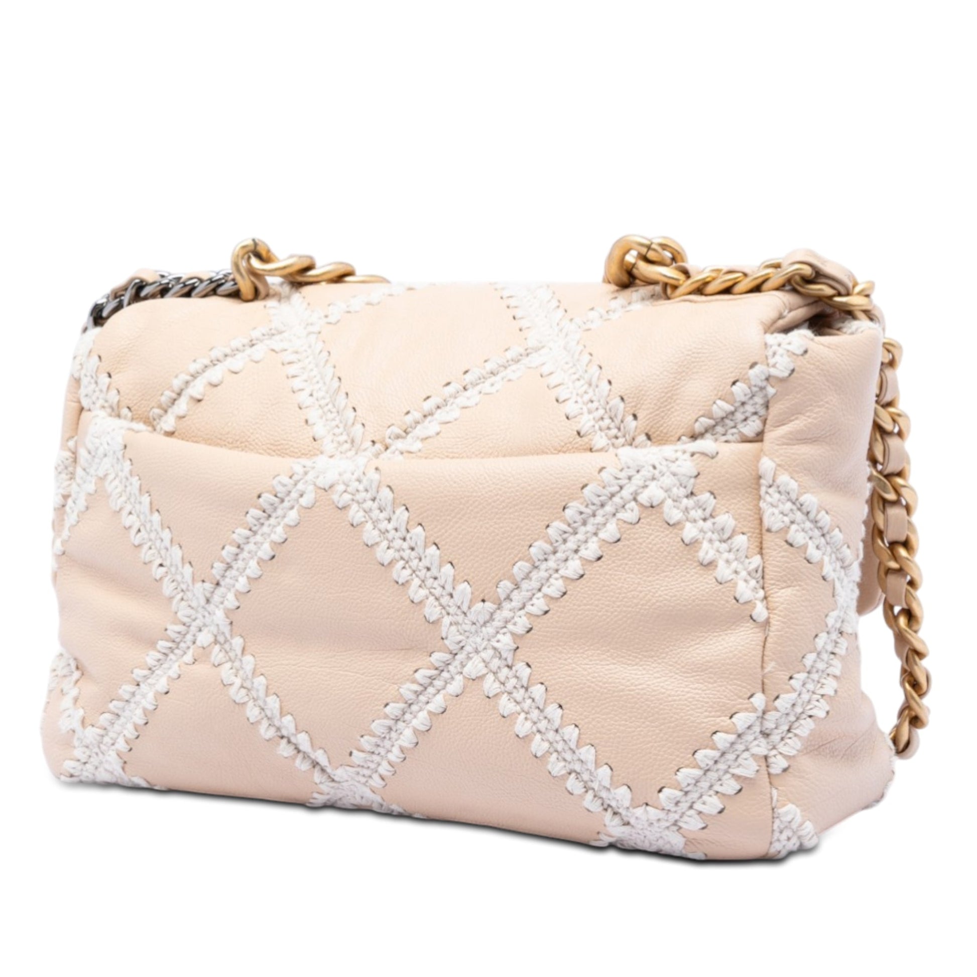 Chanel Large Crochet Calfskin 19 Flap