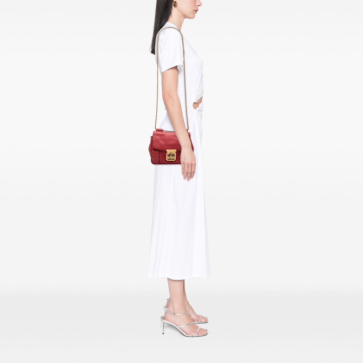 Chloé Small Grained Calfskin Elsie Crossbody